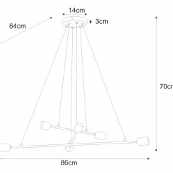 Sklep Kaja Minimalistyczna lampa wisząca K-4391 SITYA WHITE | Kaja Oświetlenie biały Cheap