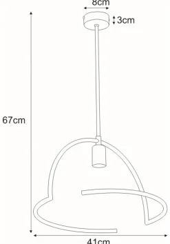Sklep Kaja Minimalistyczna lampa wisząca do sypialni K-4658 TIGRA | Kaja biały Shop