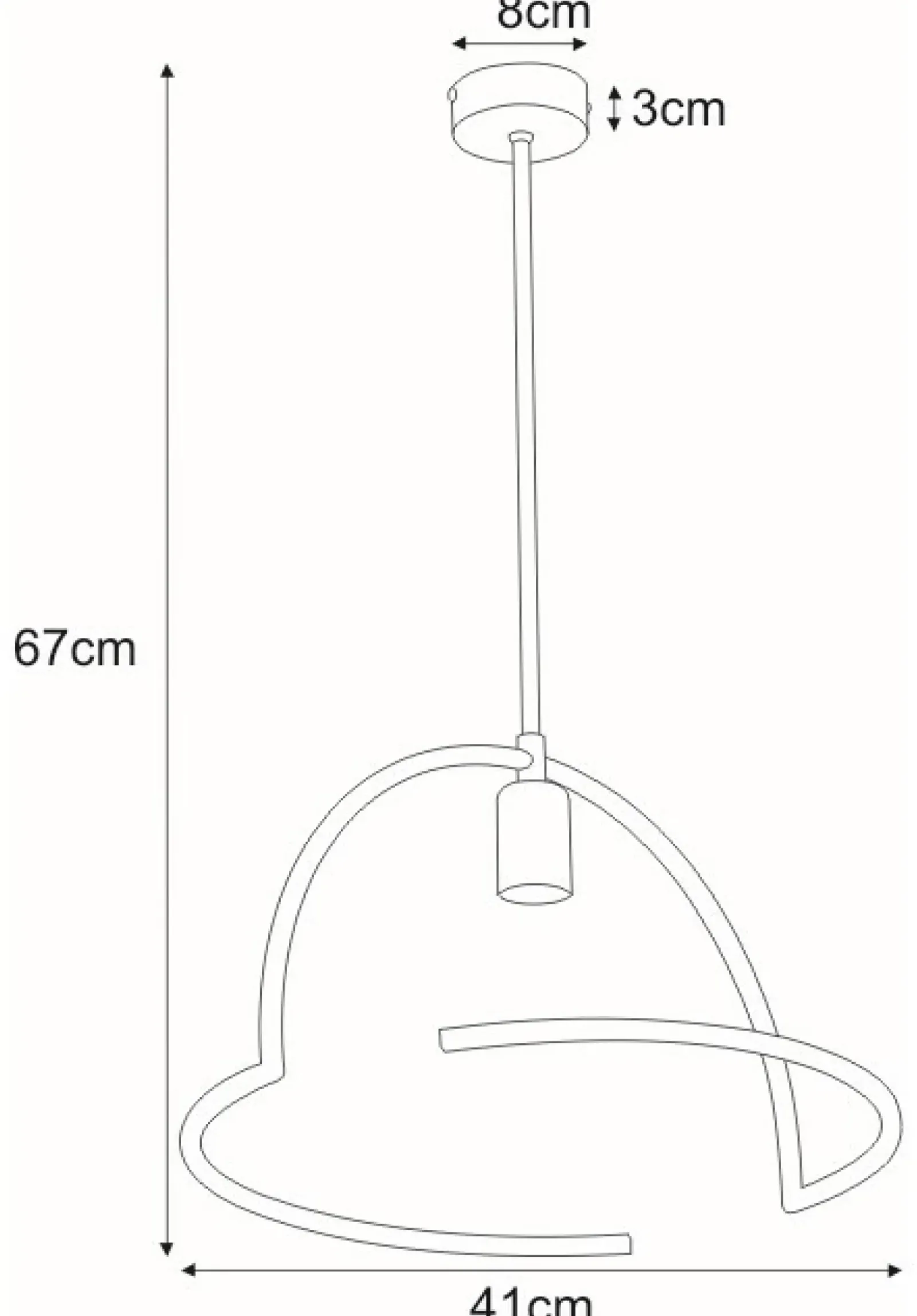 Sklep Kaja Minimalistyczna lampa wisząca do sypialni K-4658 TIGRA | Kaja biały Shop