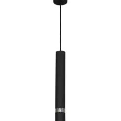 Sklep Kaja Minimalistyczna lampa wisząca, czarna tuba MLP1413 JOKER | Kaja Fashion