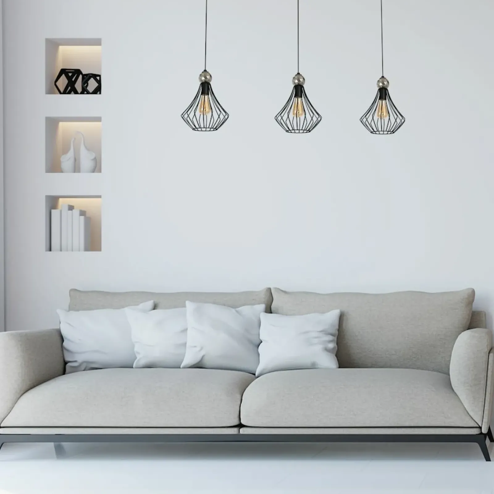 Sklep Kaja Minimalistyczna lampa wisząca nad stół MLP4209 JEWEL | Kaja czarny Flash Sale