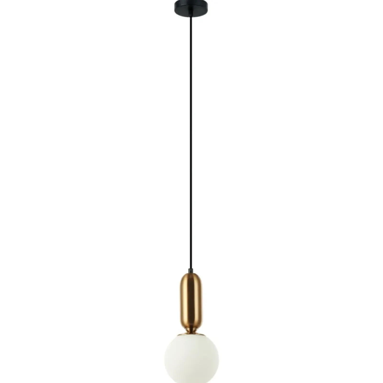 Sklep Kaja Minimalistyczna lampa wisząca PND-02340-1S-BRO ALDEVA | Kaja Discount