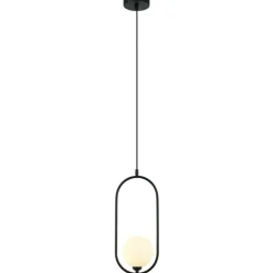 Sklep Kaja Minimalistyczna lampa wisząca do jadalni PND-3965-1-BK z serii LUPUS Hot