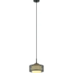 Sklep Kaja Minimalistyczna lampa wisząca ⌀20cm PND-55456-1M-BK z serii LOMICA Fashion