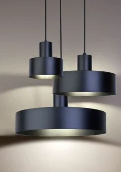 Sklep Kaja Minimalistyczna lampa wisząca do sypialni SIG 30895 z serii RIF | Kaja czarny Store