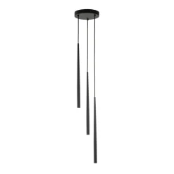 Sklep Kaja Minimalistyczna lampa wisząca z tubami TK 10113 PIANO BLACK | Kaja Store