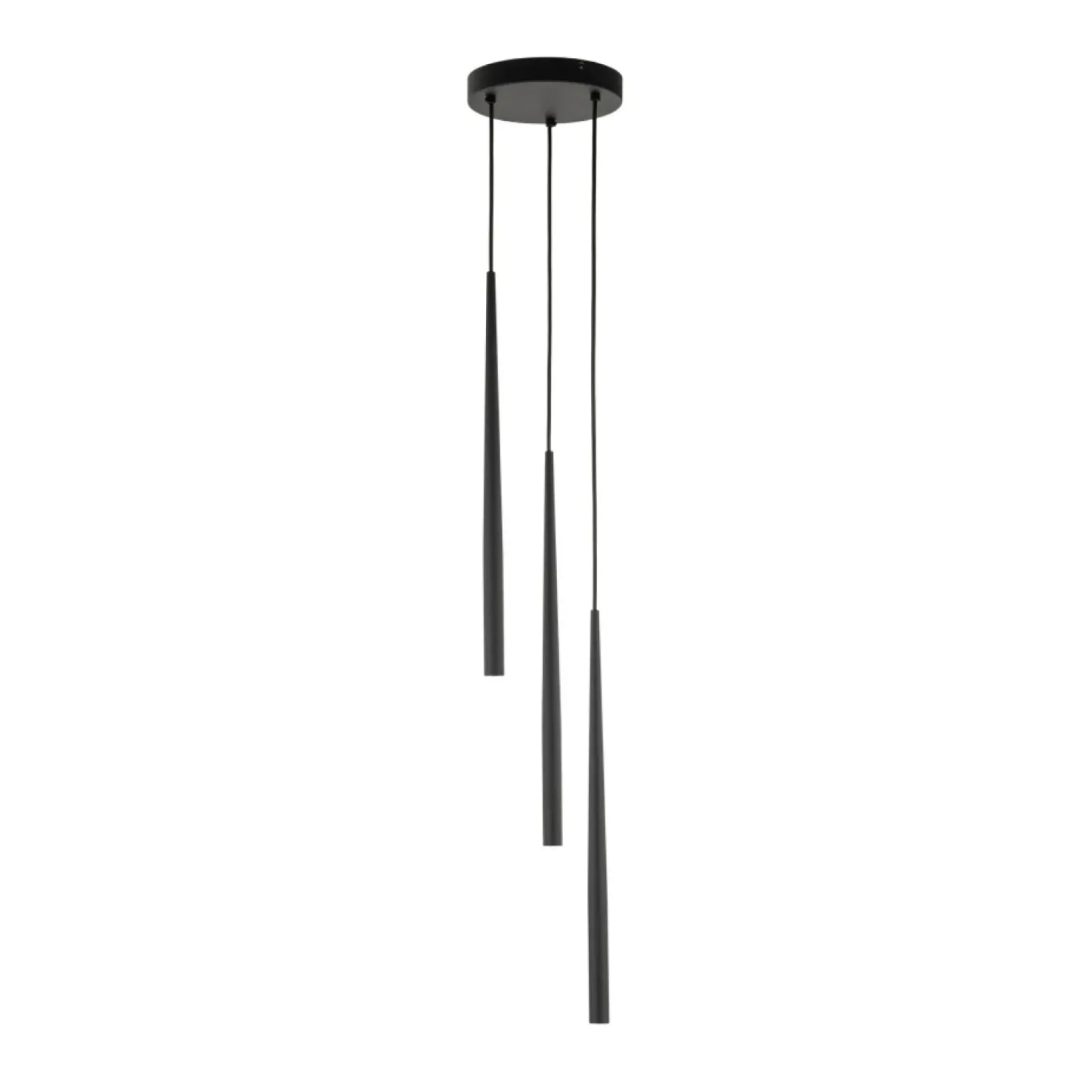 Sklep Kaja Minimalistyczna lampa wisząca z tubami TK 10113 PIANO BLACK | Kaja Store