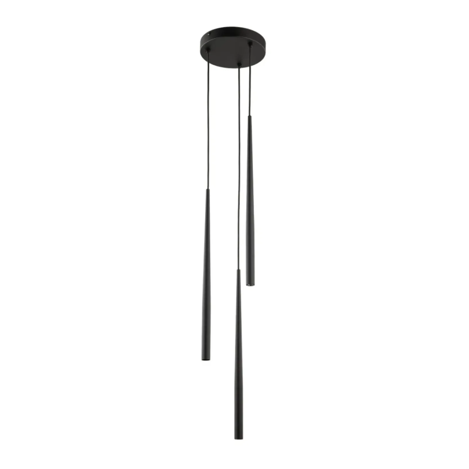 Sklep Kaja Minimalistyczna lampa wisząca z tubami TK 10113 PIANO BLACK | Kaja Store