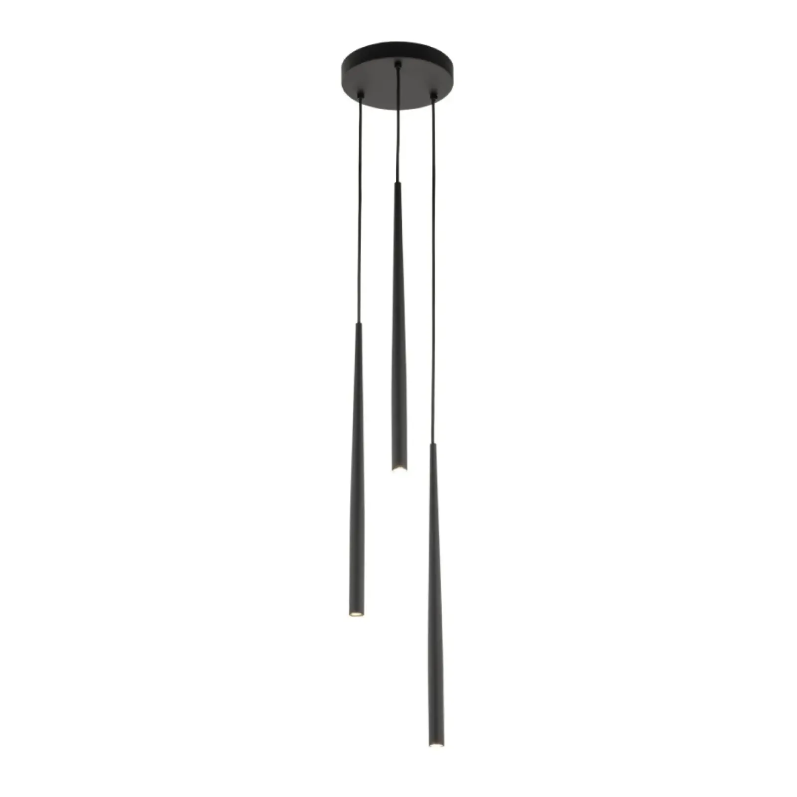 Sklep Kaja Minimalistyczna lampa wisząca z tubami TK 10113 PIANO BLACK | Kaja Store