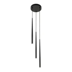 Sklep Kaja Minimalistyczna lampa wisząca z tubami TK 10113 PIANO BLACK | Kaja Store
