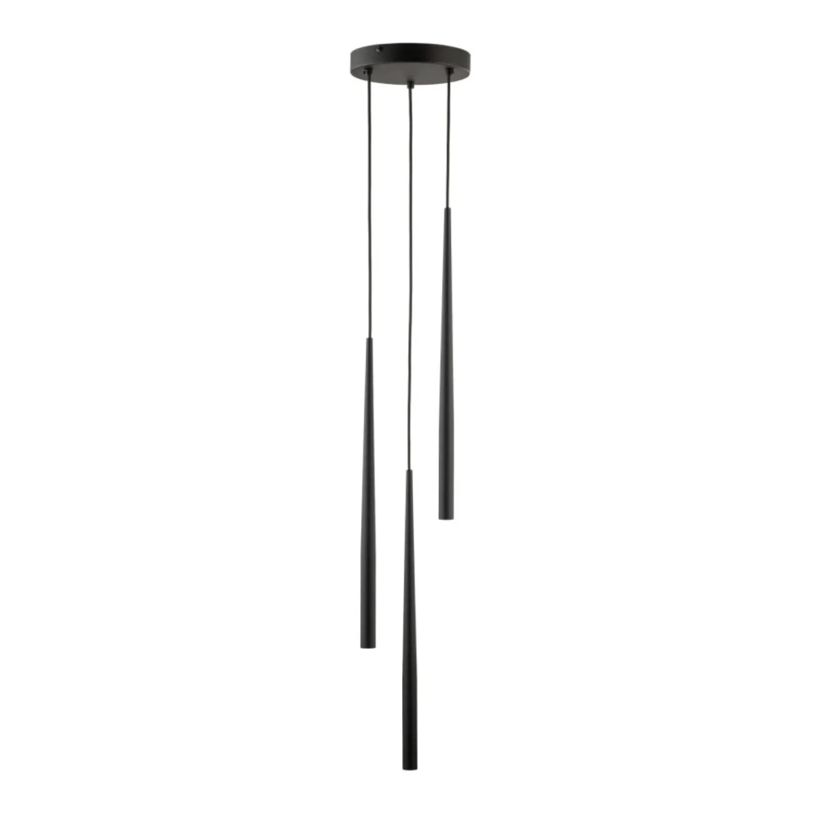 Sklep Kaja Minimalistyczna lampa wisząca z tubami TK 10113 PIANO BLACK | Kaja Store