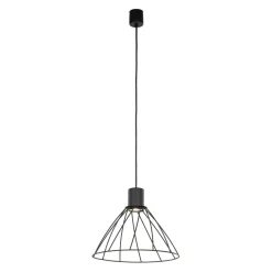 Sklep Kaja Minimalistyczna lampa wisząca z drutu TK 10160 MODESTO BLACK | Kaja Clearance