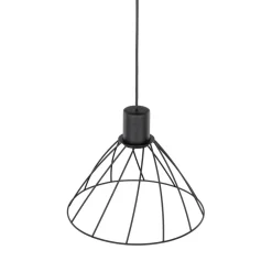 Sklep Kaja Minimalistyczna lampa wisząca z drutu TK 10160 MODESTO BLACK | Kaja Clearance