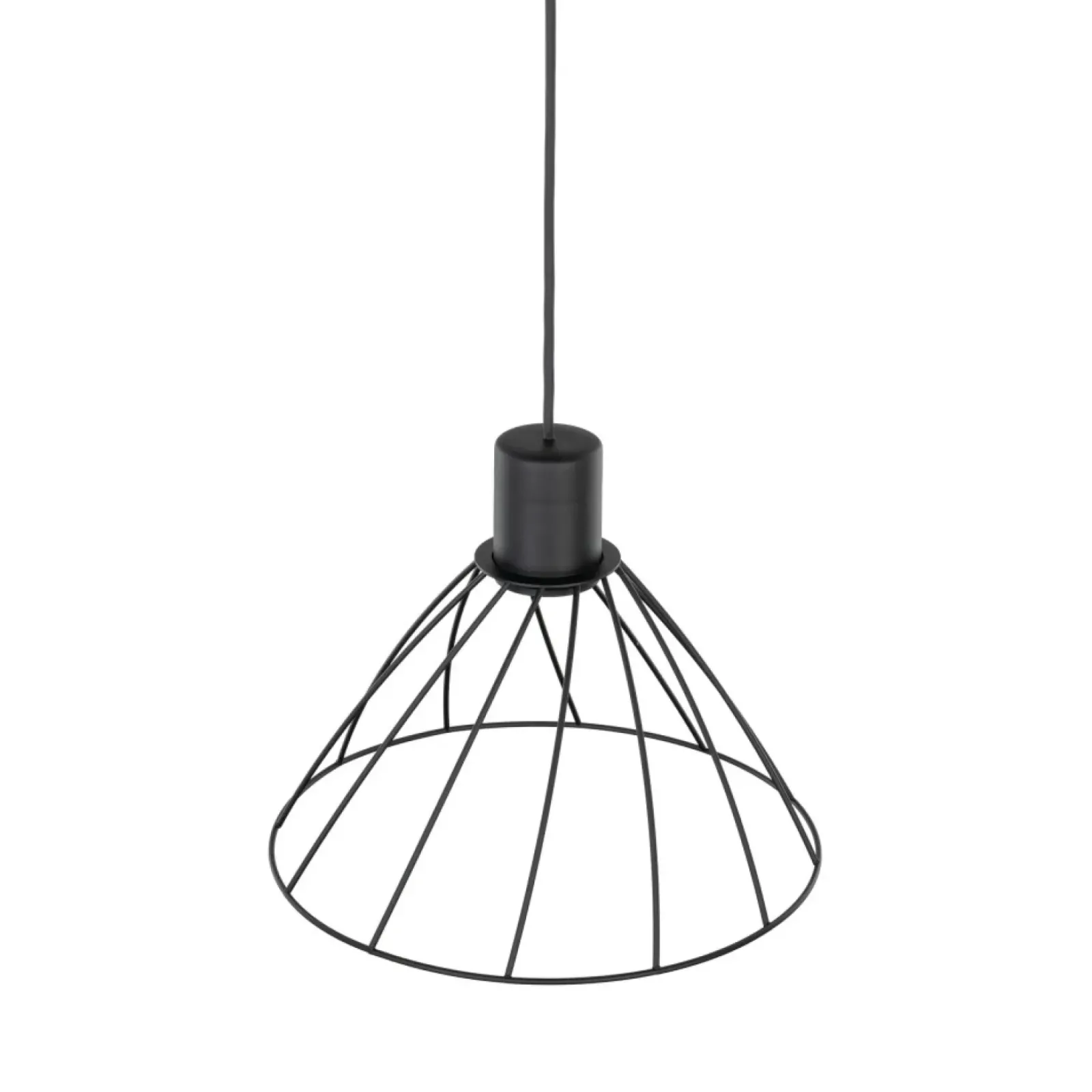 Sklep Kaja Minimalistyczna lampa wisząca z drutu TK 10160 MODESTO BLACK | Kaja Clearance