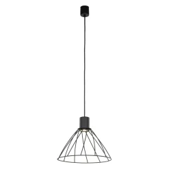 Sklep Kaja Minimalistyczna lampa wisząca z drutu TK 10160 MODESTO BLACK | Kaja Clearance