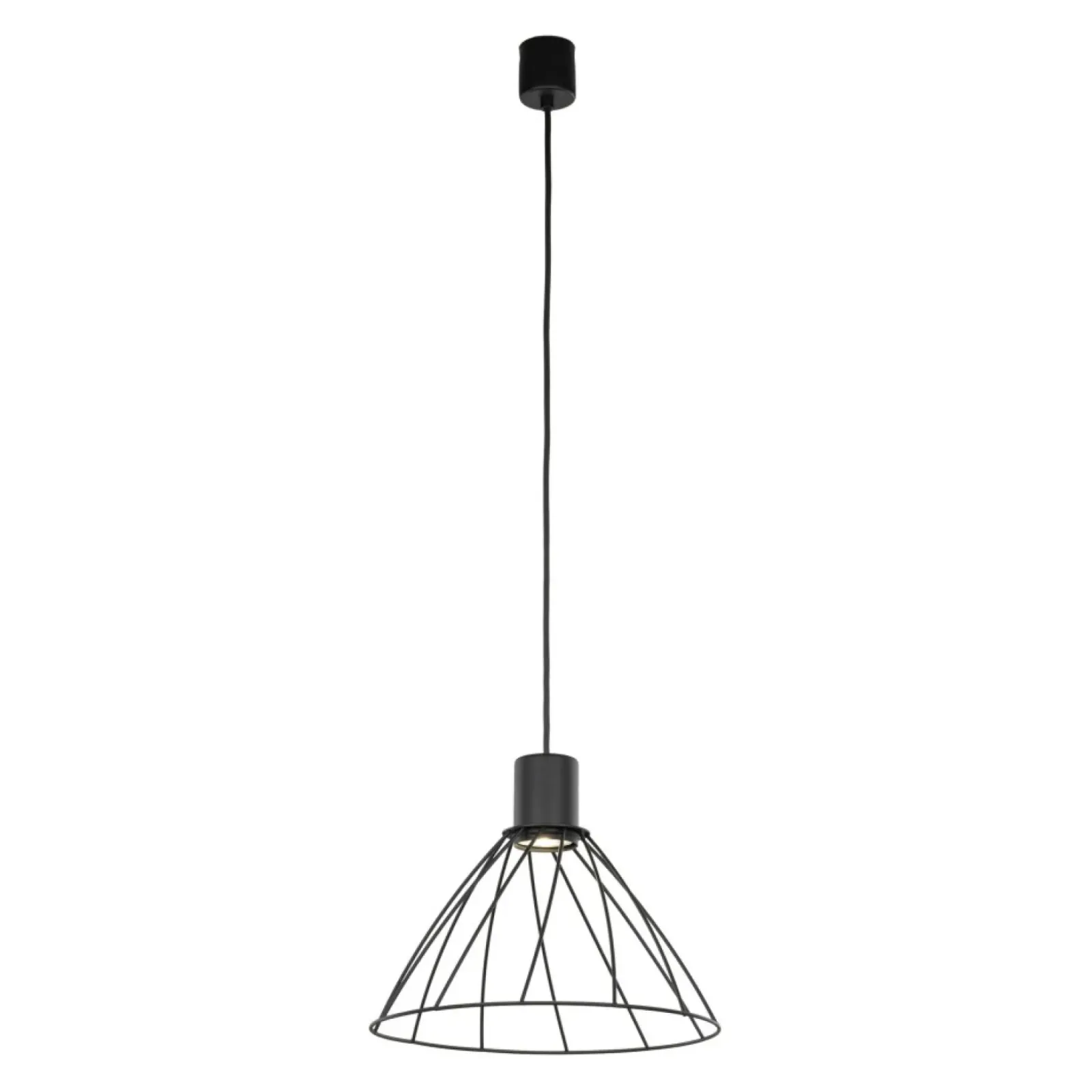Sklep Kaja Minimalistyczna lampa wisząca z drutu TK 10160 MODESTO BLACK | Kaja Clearance