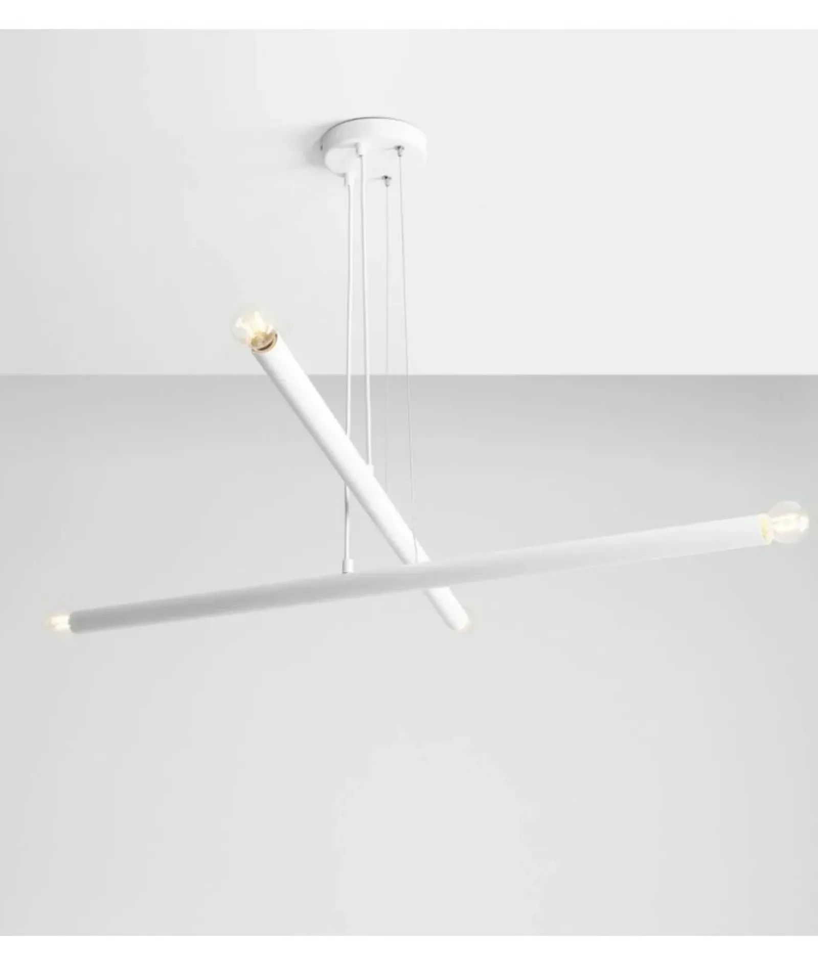 Sklep Kaja Minimalistyczna lampa z prostymi ramionami bez kloszy 1072L TUBO Zadzwońporabattel.783200183(8-16)/mailsklep@kaja.com.pl Shop