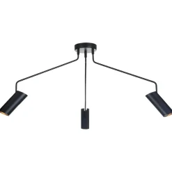 Sklep Kaja Minimalistyczna lampa z tubami LP-17001/3C BK FUTURO | Kaja Best Sale