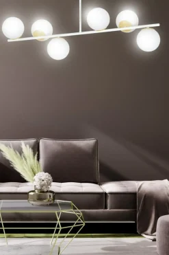 Sklep Kaja Minimalistyczna lampa ze złotymi elementami 1023/6 FLOKI | Kaja Cheap