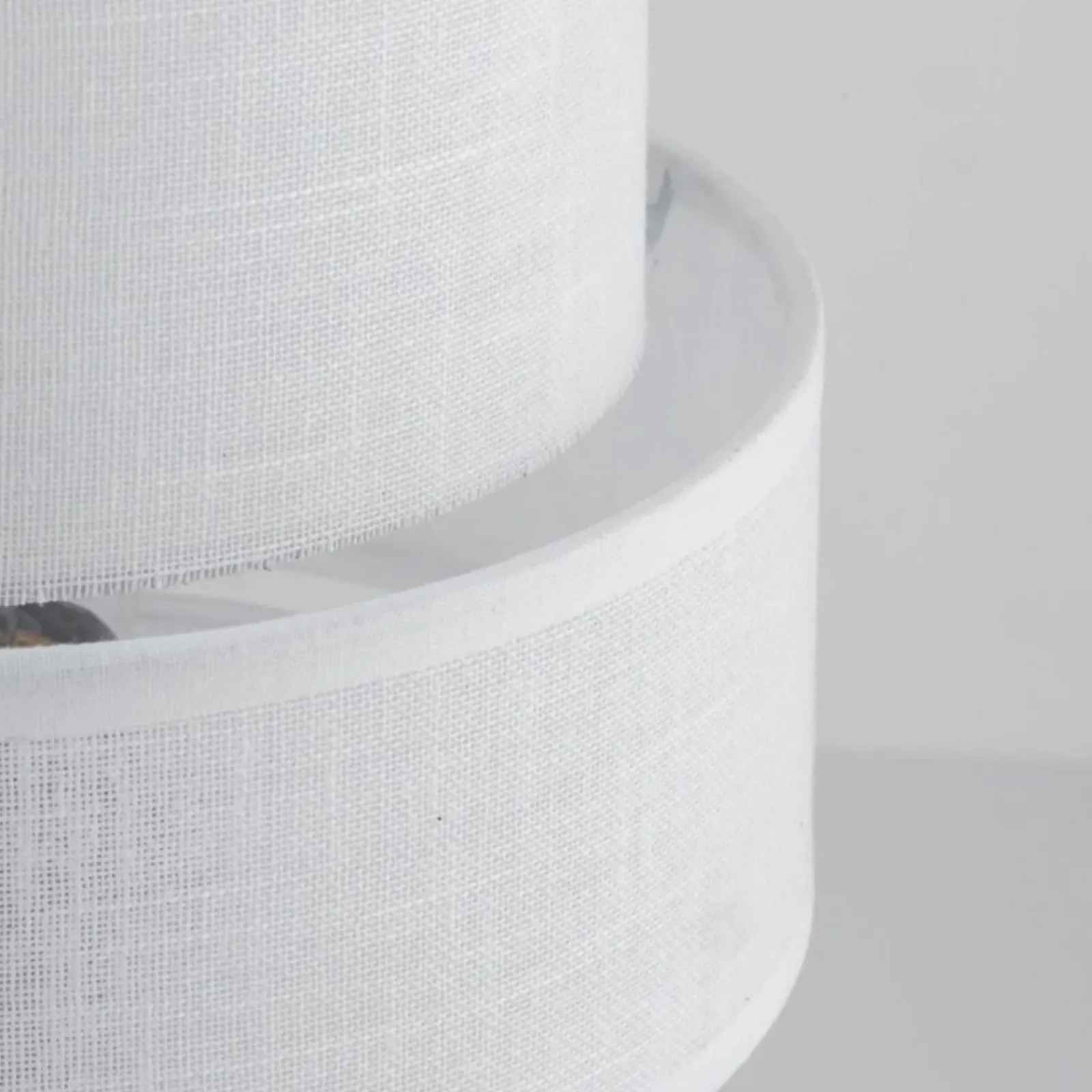 Sklep Kaja Minimalistyczna lampka na szafkę nocną TK 5893 CALISTO WHITE | Kaja* Lampki Stołowe Z Abażurem|Tradycyjne Lampki Stołowe