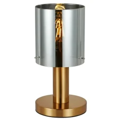 Sklep Kaja Minimalistyczna lampka stołowa TB-5581-1-BRO+SG SARDO | Kaja* Nowoczesne Lampki Stołowe