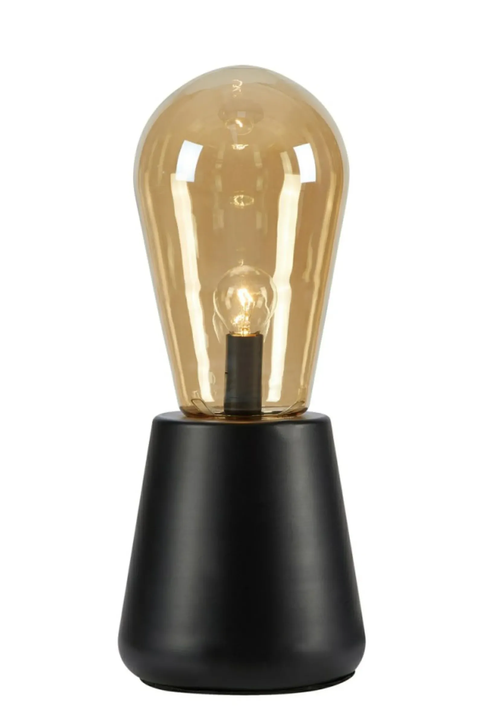 Sklep Kaja Minimalistyczna lampka z odsłoniętą żarówką 108416 z serii BROOKE* Nowoczesne Lampki Stołowe