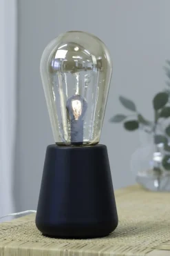Sklep Kaja Minimalistyczna lampka z odsłoniętą żarówką 108416 z serii BROOKE* Nowoczesne Lampki Stołowe