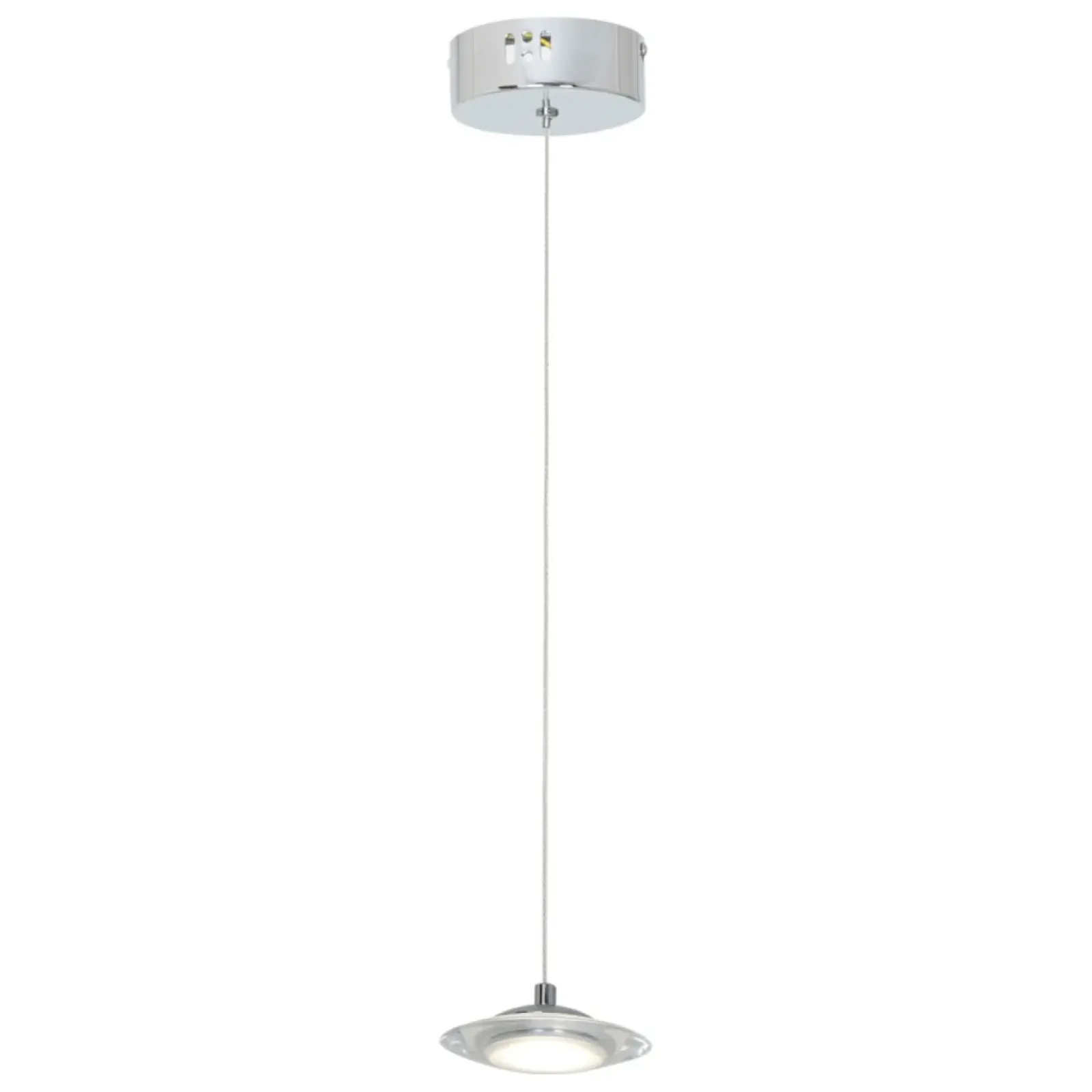 Sklep Kaja Minimalistyczna, ledowa lampa wisząca ML411 ELLIPSE | Kaja Oświetlenie chrom Discount
