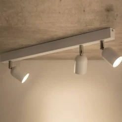 Sklep Kaja Minimalistyczna listwa sufitowa z reflektorami TK 6318 z serii TOP biały Store