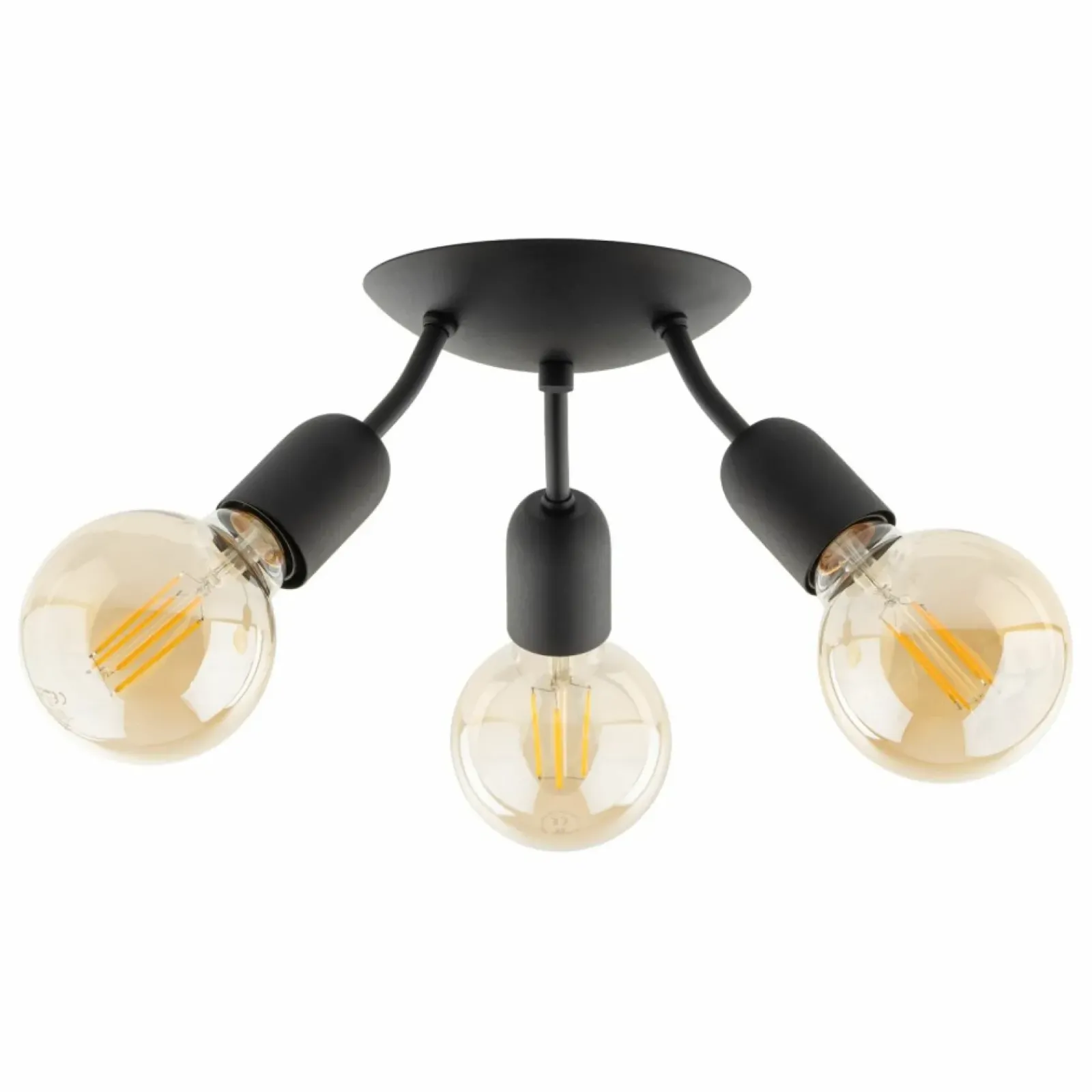 Sklep Kaja Minimalistyczna, metalowa lampa sufitowa bez kloszy TK 4829 RUBIO* Plafony Nowoczesne