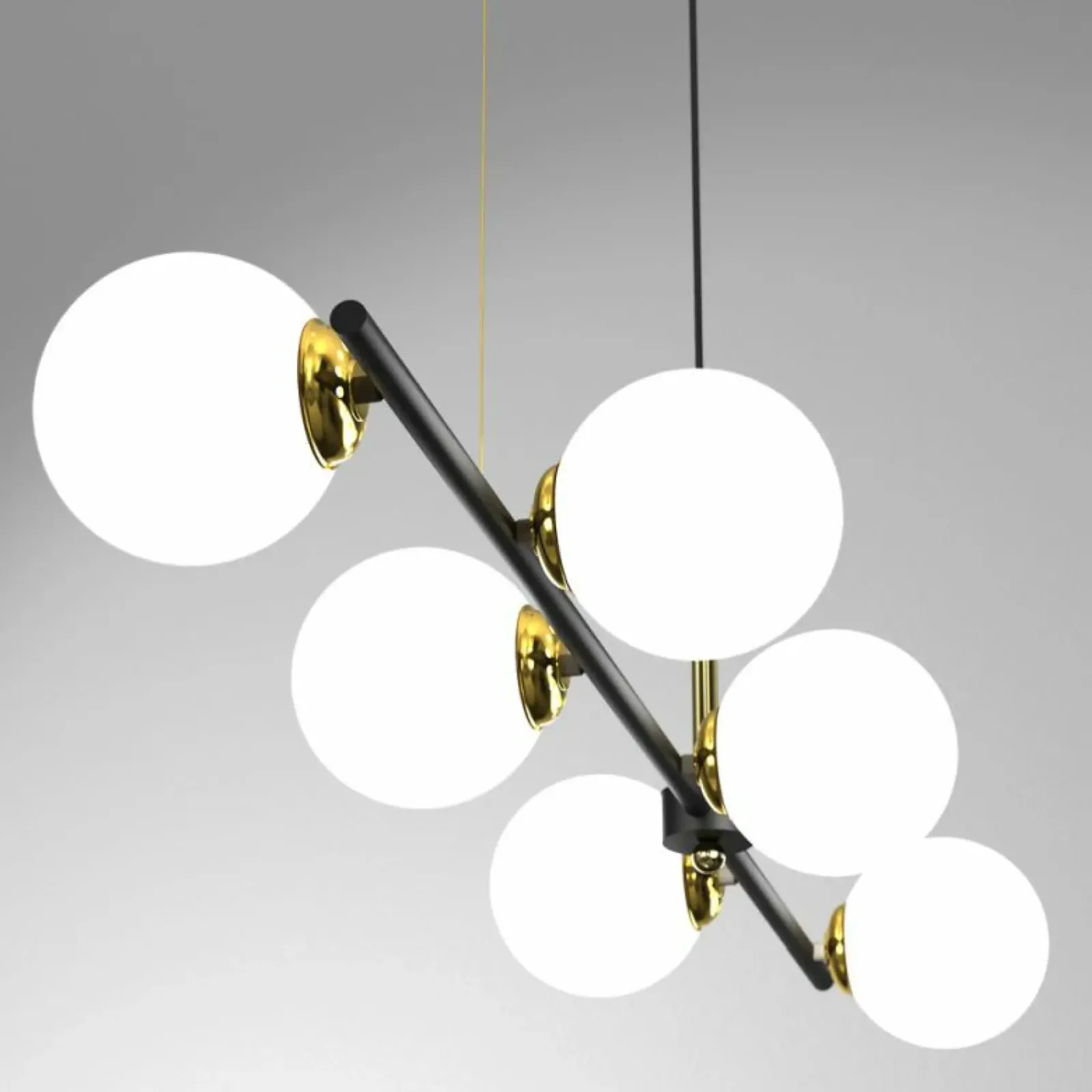 Sklep Kaja Minimalistyczna, molekularna lampa nad stół MLP7845 POP | Kaja Cheap
