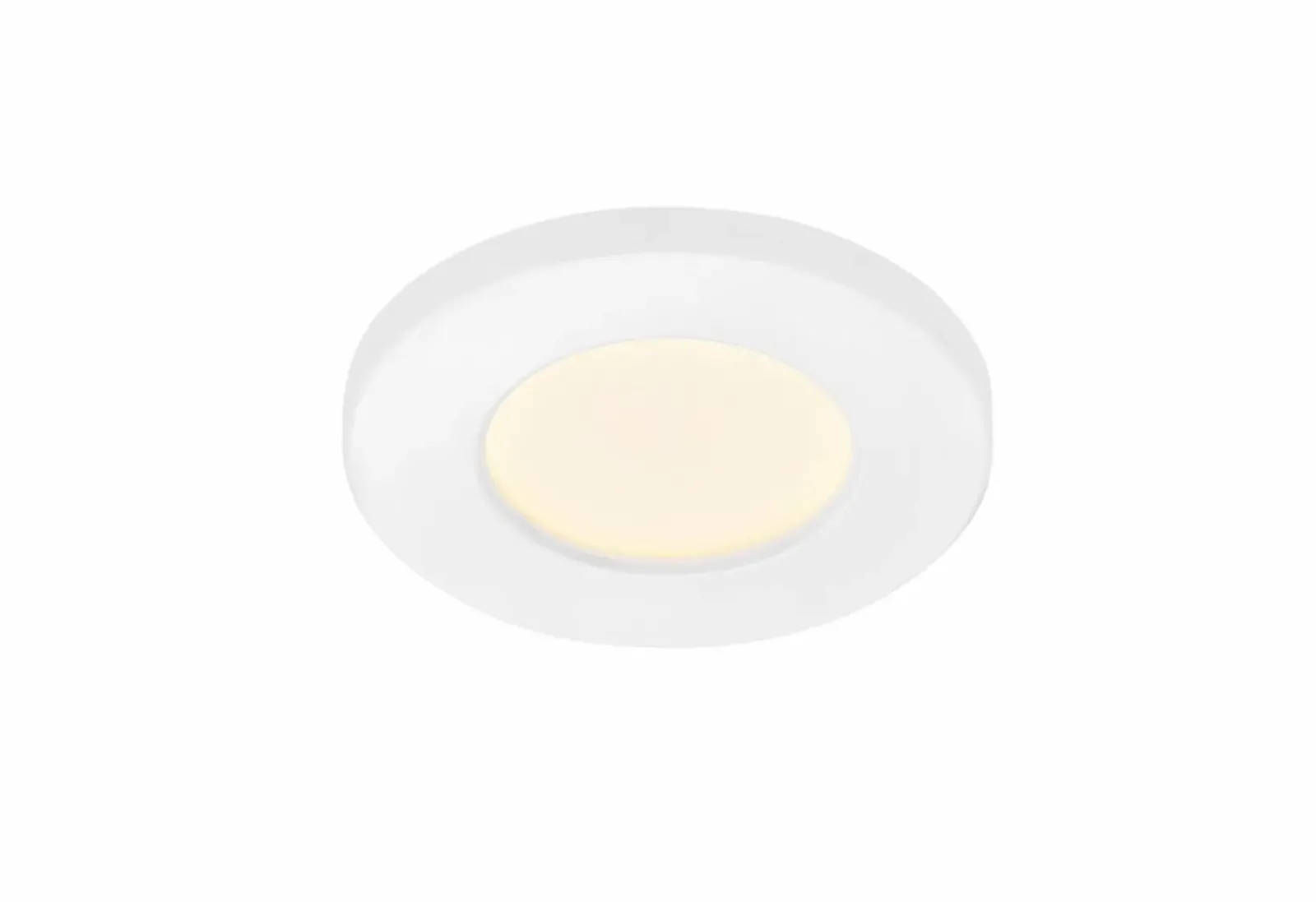 Sklep Kaja Minimalistyczna okrągła biała lampa sufitowa 107688 | Kaja Oświetlenie* Lampy Led|Plafony Klasyczne