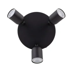 Sklep Kaja Minimalistyczna, okrągła, czarna lampa z reflektorami TK 4760 TOP* Plafony Nowoczesne