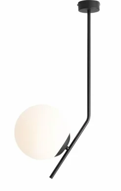 Sklep Kaja Minimalistyczna, prosta lampa sufitowa z kloszem 1095PL_G1 GALLIA* Plafony Nowoczesne