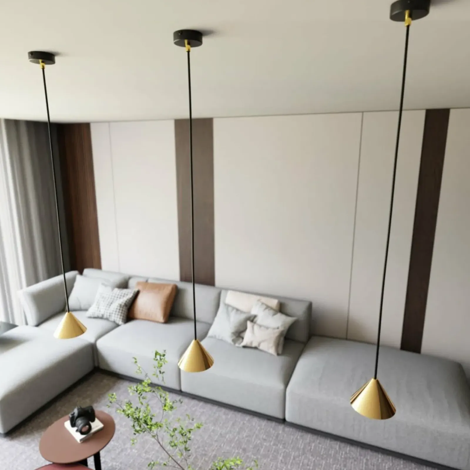 Sklep Kaja Minimalistyczna, stożkowa lampa wisząca 1329/1 ELIT | Kaja Oświetlenie Hot
