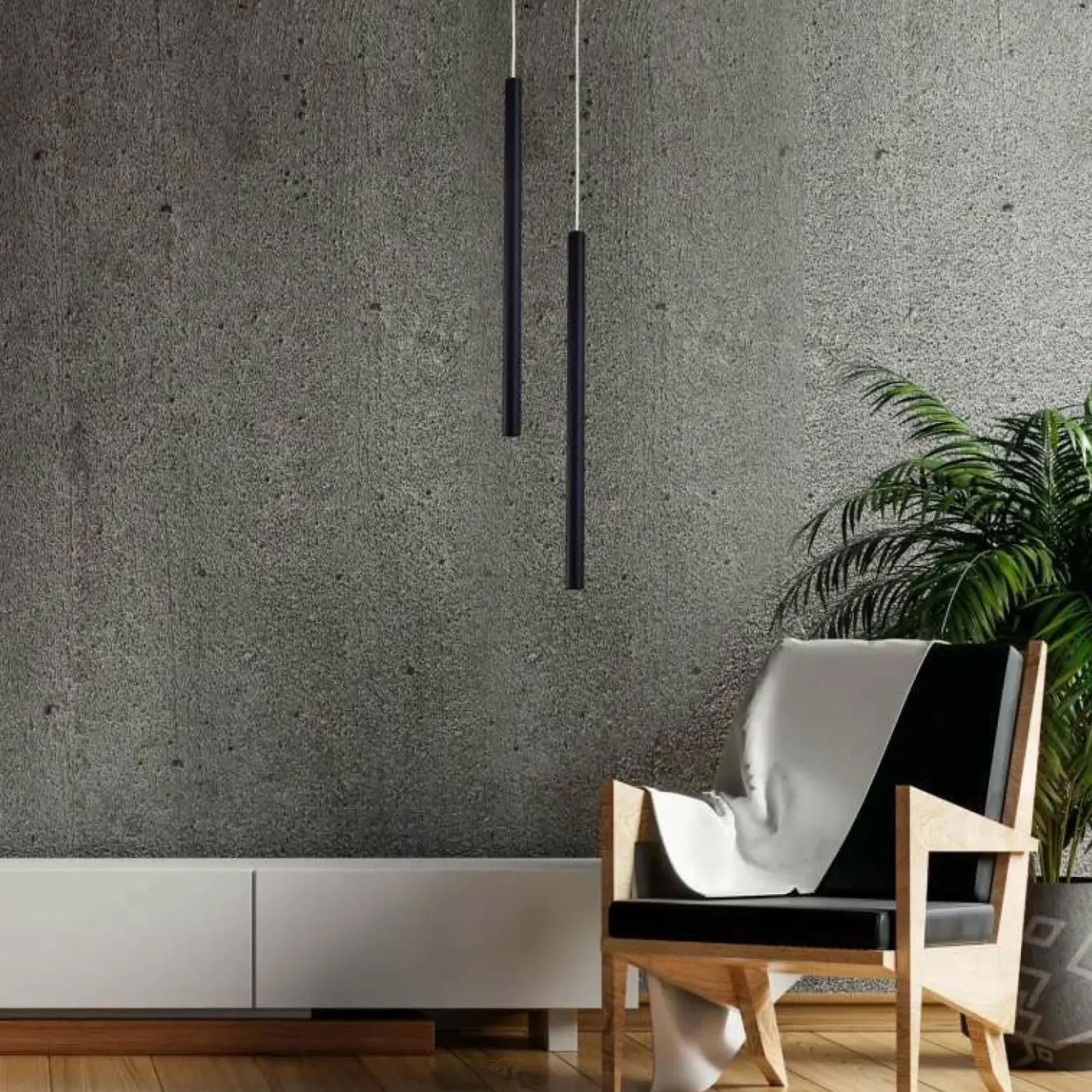 Sklep Kaja Minimalistyczna tuba z regulowanym zwisem LP-894/1P BK z serii LUNGO Cheap