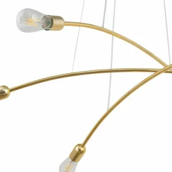 Sklep Kaja Minimalistyczna, złota lampa wisząca bez kloszy TK 5621 z serii HELIX złoty Flash Sale