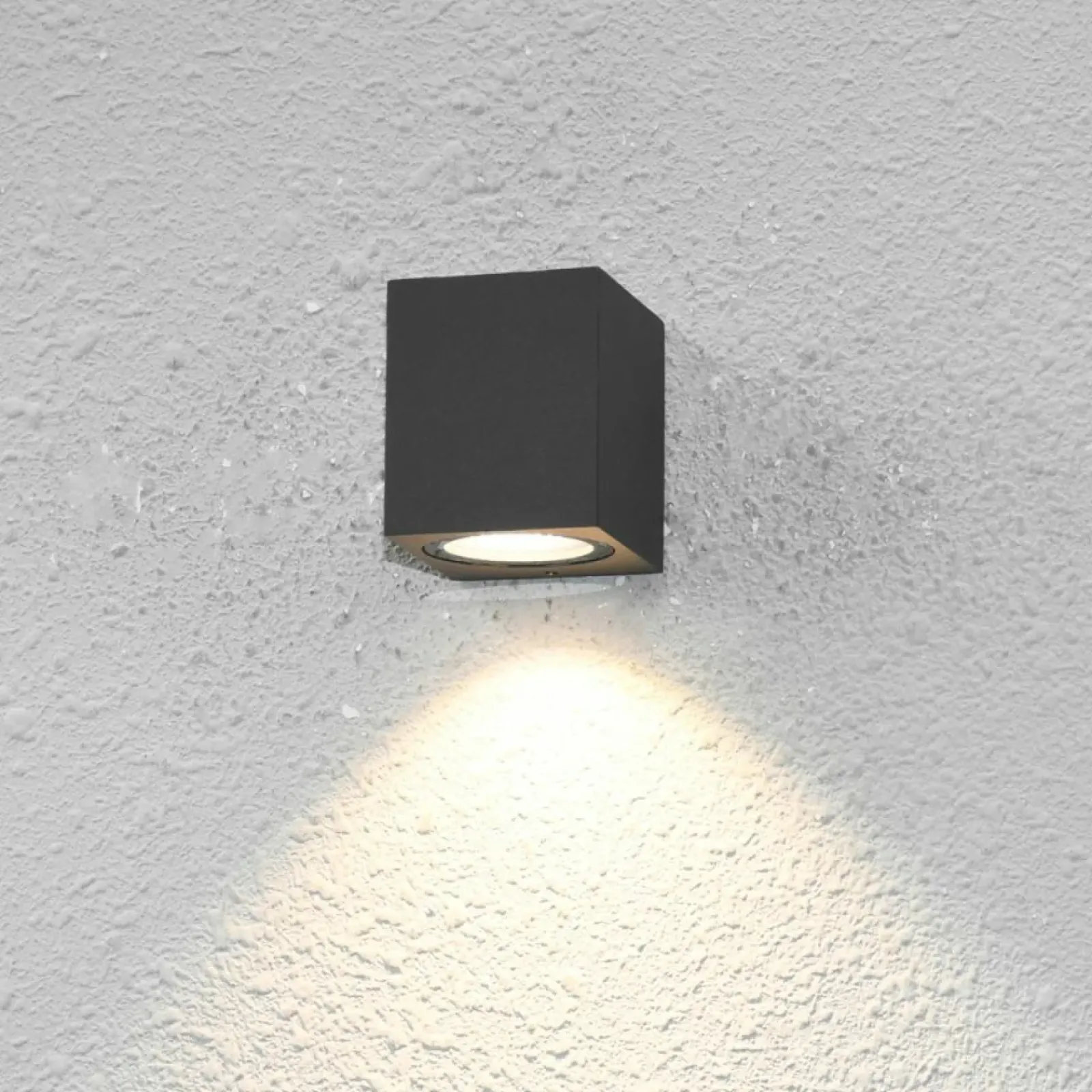 Sklep Kaja Minimalistyczny kinkiet elewacyjny, mała kostka OWL-2197-1SQ GENTA* Kinkiety Ogrodowe
