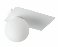 Sklep Kaja Minimalistyczny plafon do korytarza SIG 33272 z serii ARGON PROSTOKĄT biały Fashion