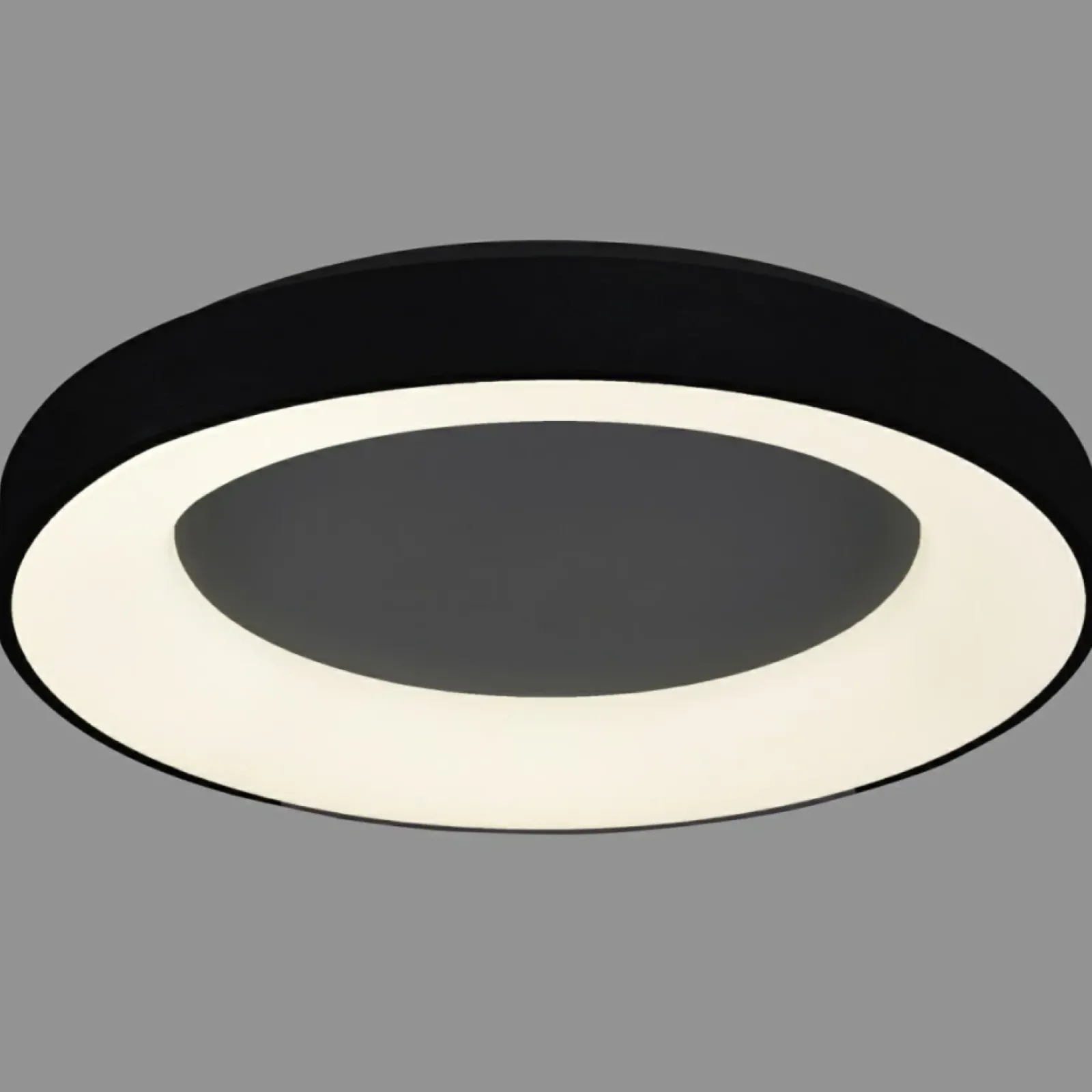 Sklep Kaja Minimalistyczny plafon LED ⌀48cm 5304-840RC-BK-3 GIULIA | Kaja New