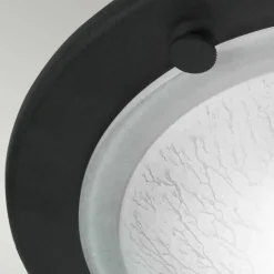 Sklep Kaja Minimalistyczny plafon sufitowy BERWICK-F-BLACK z serii BERWICK* Plafony Klasyczne