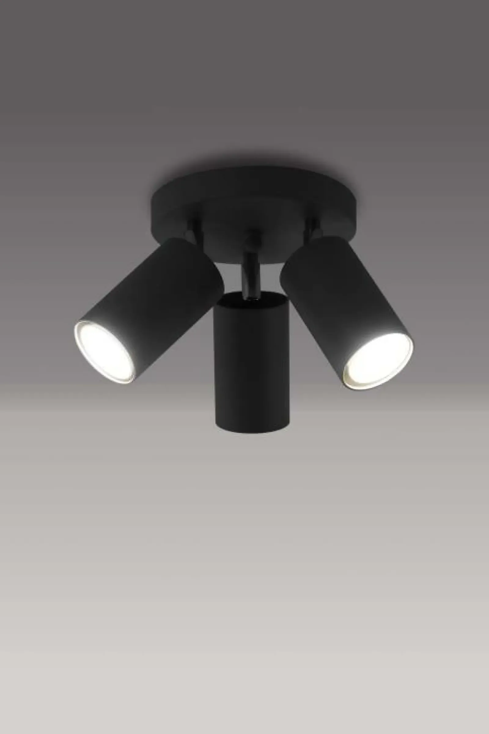 Sklep Kaja Minimalistyczny plafon z reflektorami 655/3A CZA ROLOS | Kaja Outlet