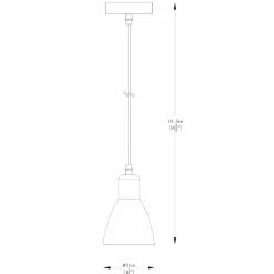 Sklep Kaja Minimalistyczny, pojedynczy zwis do kuchni ZM A8102-1 z serii MORA Discount