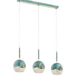 Sklep Kaja Miętowa lampa wisząca na listwie, na 3 żarówki AL 62408 z serii PRADA Flash Sale
