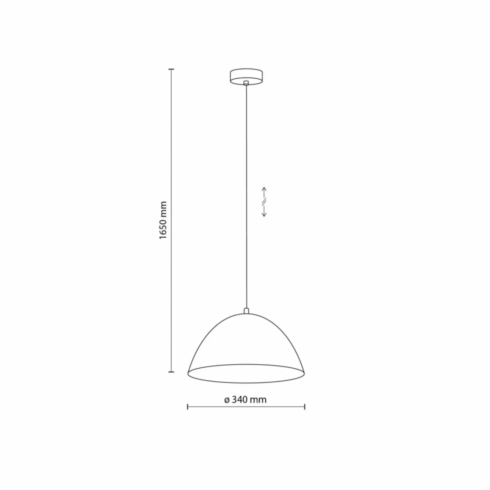 Sklep Kaja Miętowa, stylowa lampa wisząca ⌀34cm TK 861 FARO | Kaja Oświetlenie Flash Sale