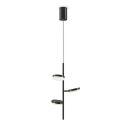 Sklep Kaja Modernistyczna, czarna lampa wisząca MOD070PL-L18B3K z serii FAD czarnymatowy Hot