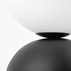 Sklep Kaja Modernistyczna, czarna lampka stołowa TK 16044 MIKI BLACK | Kaja* Nowoczesne Lampki Stołowe