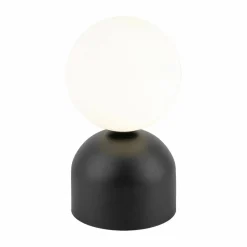 Sklep Kaja Modernistyczna, czarna lampka stołowa TK 16044 MIKI BLACK | Kaja* Nowoczesne Lampki Stołowe