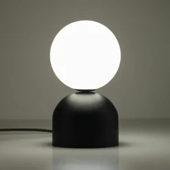 Sklep Kaja Modernistyczna, czarna lampka stołowa TK 16044 MIKI BLACK | Kaja* Nowoczesne Lampki Stołowe