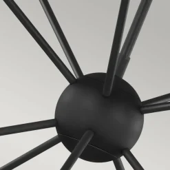 Sklep Kaja Modernistyczna, czarno-złota lampa sufitowa FE-JAX10-MB z serii JAX czarny New